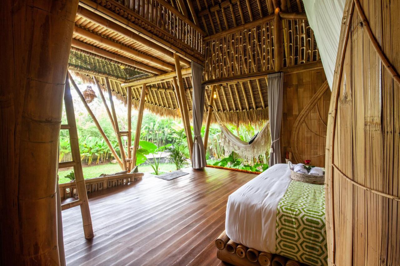 Вилла Balikayanas Bamboo House - Miggiell House Карангасем Экстерьер фото