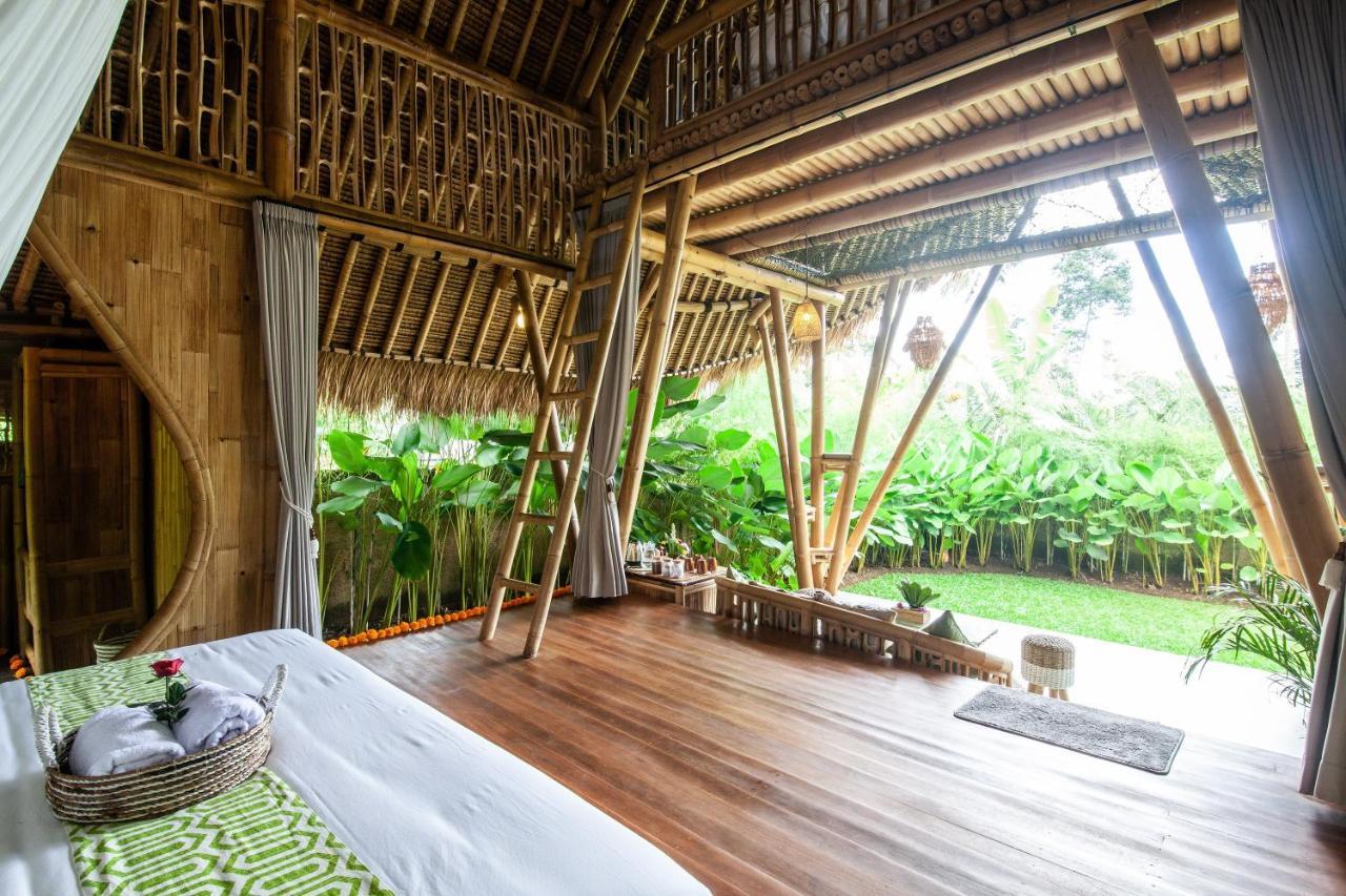Вилла Balikayanas Bamboo House - Miggiell House Карангасем Экстерьер фото