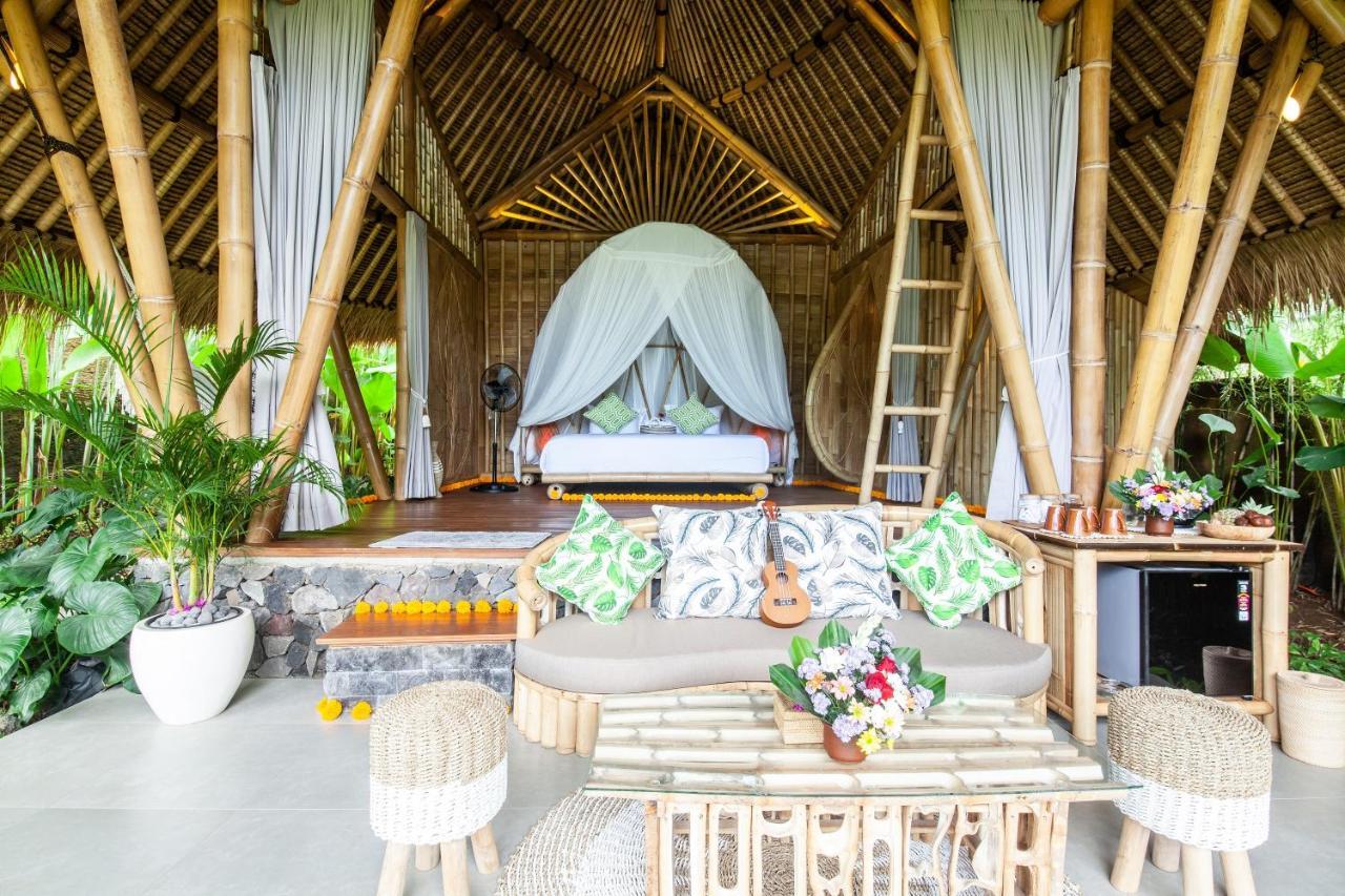 Вилла Balikayanas Bamboo House - Miggiell House Карангасем Экстерьер фото