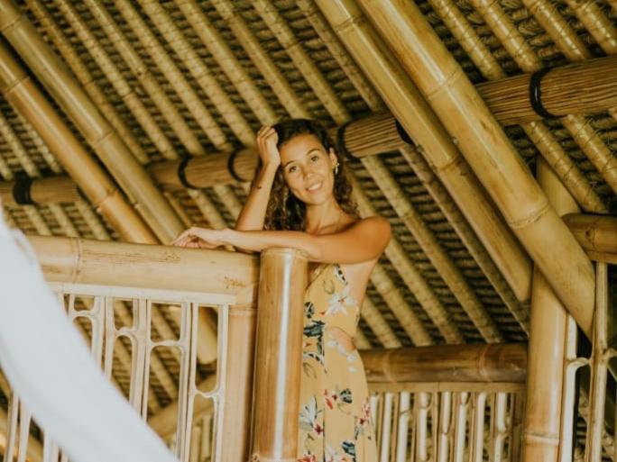 Вилла Balikayanas Bamboo House - Miggiell House Карангасем Экстерьер фото